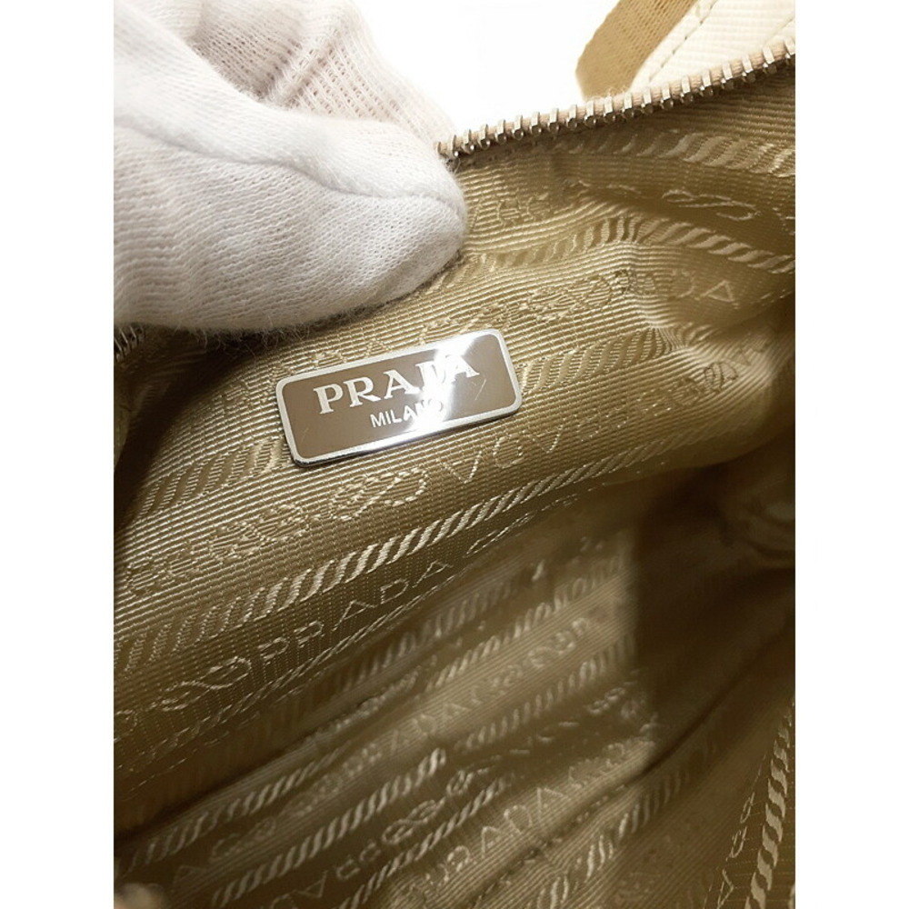 Prada ReEdition 2005 Saffiano Leather Chain Shoulder Bag White - Picture 8 of 9
